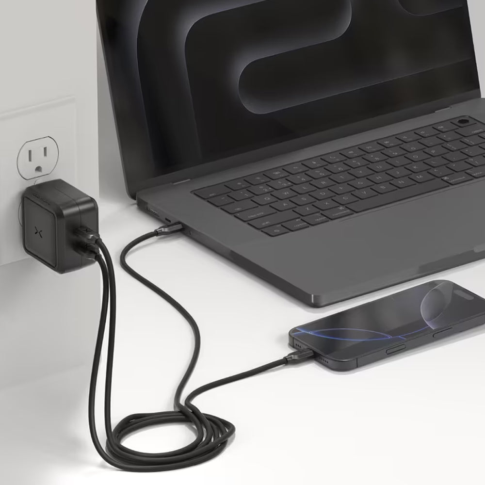 NOCO X65B - 65W 2-Port USB-C Charger with GaN Fast Charging - Black