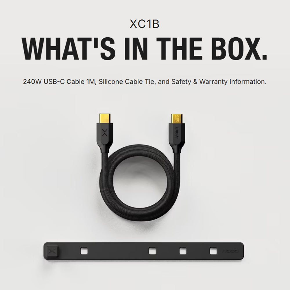 NOCO XC1B - 240W USB-C Cable, 3-Foot - Black