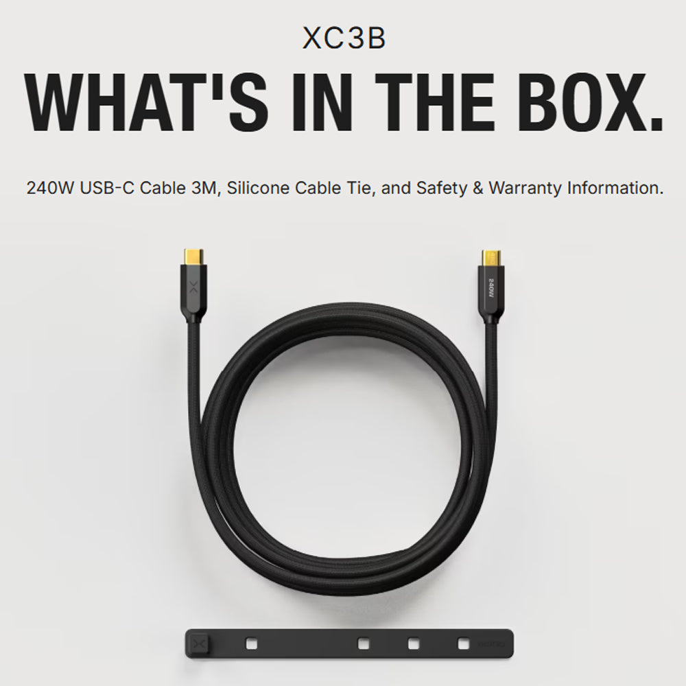 NOCO XC3B - 240W USB-C Cable, 10-Foot - Black