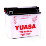 Y50-N18A-A High Perf Conv 12V MC Battery, Dry Charged 20 AH, M228AY