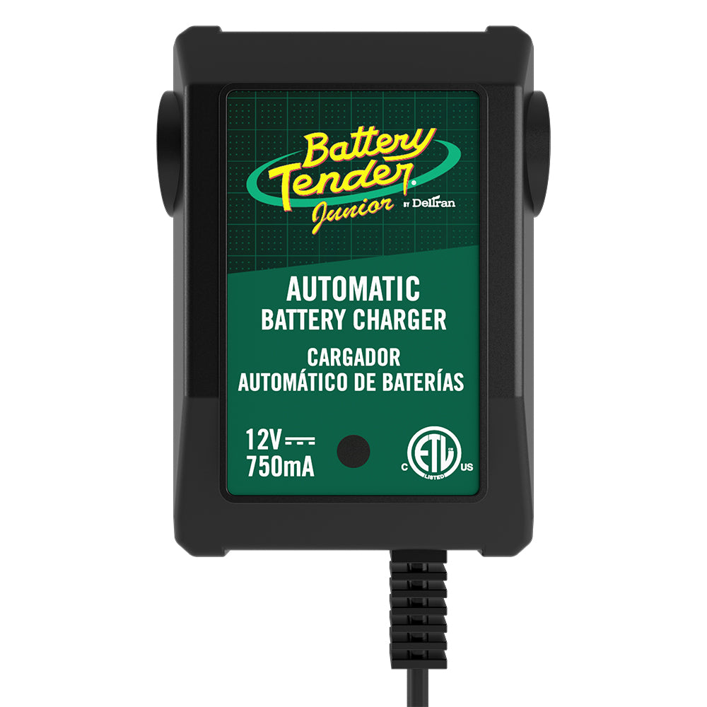 021-0123 - Battery Tender® Jr. 12V - 750mA w/Ring Terminals & Clips