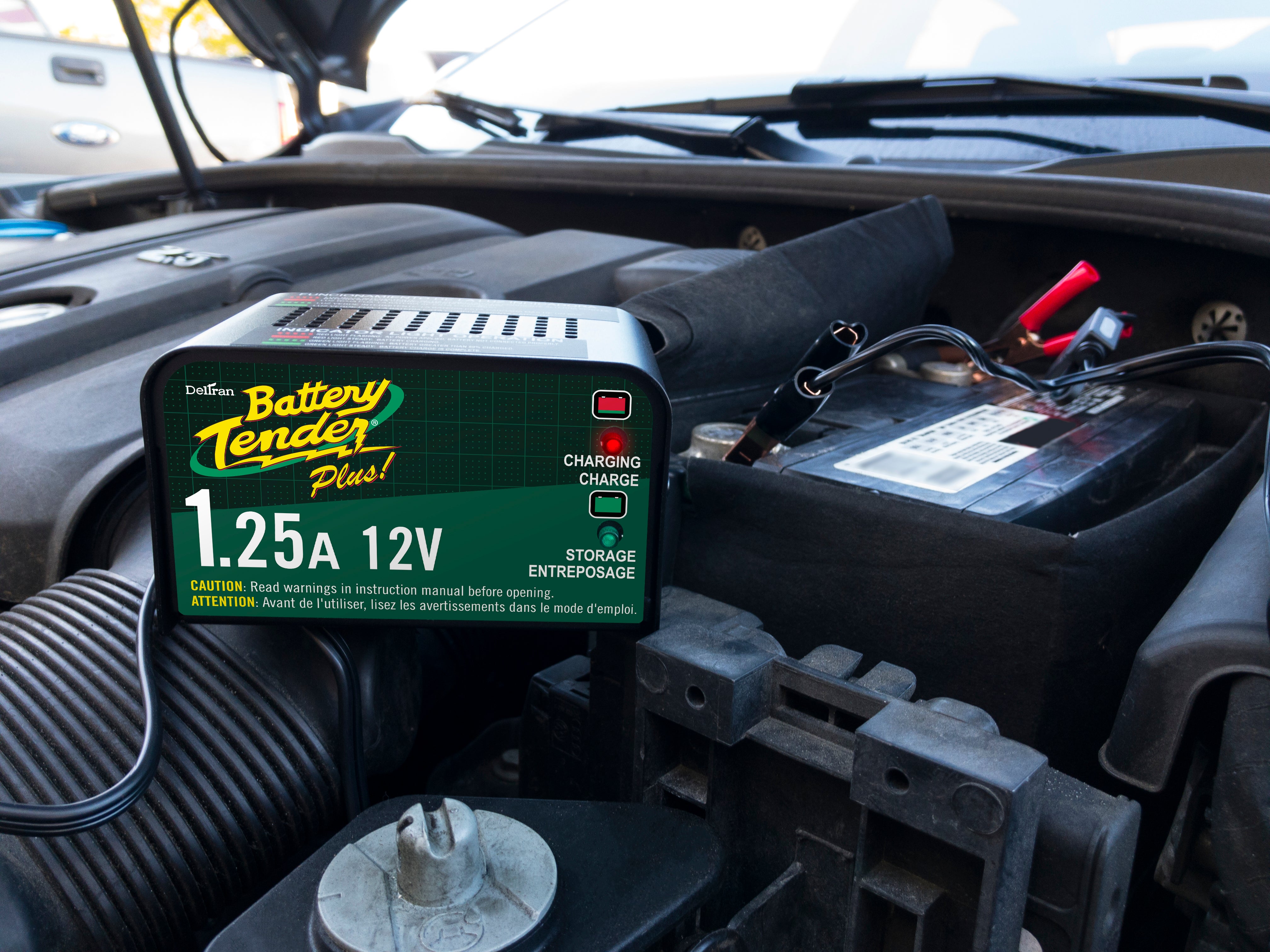 021-0128 - Battery Tender® Plus 12V, 1.25 AMP Battery Charger
