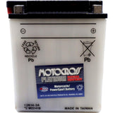 12N14-3A Conv 12V MC Battery, Dry Charged 14 AH, M2241B