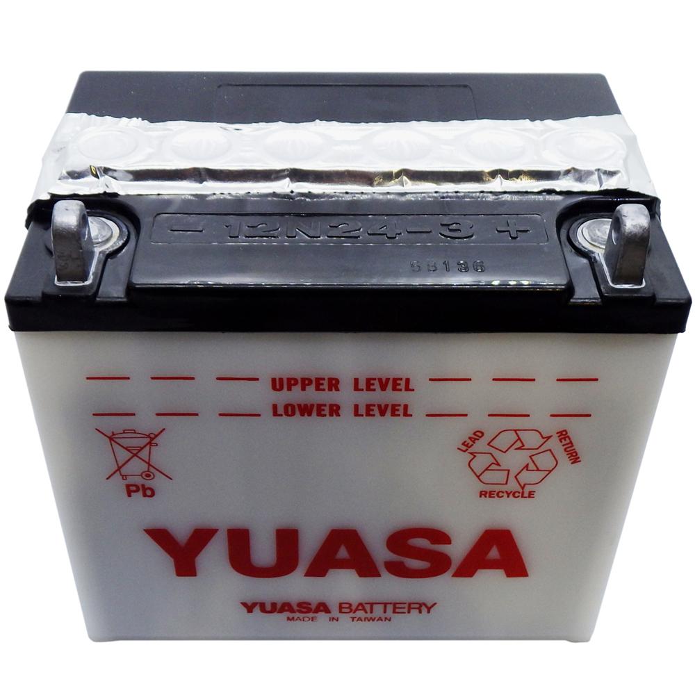 12N24-3 Conv 12V MC Battery, Dry Charged 24 AH, M2224D