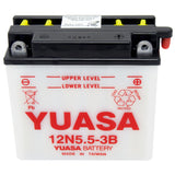 12N5.5-3B Conv 12V MC Battery, Dry Charged 5.5 AH, M2255B