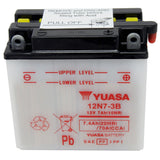 12N7-3B Conv 12V MC Battery, Dry Charged 7 AH, M2273B