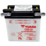 12N9-3A Conv 12V MC Battery, Dry Charged 9 AH, M2293A