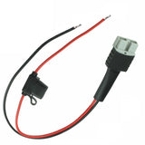 202000063 - Schauer Industrial Charger Adapter - SB50 Gray to Stripped Leads