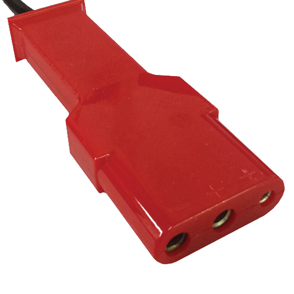 206016216 - Schauer Aircraft Charger Adapter - SB50 Gray to Cessna 3-Pin Female Red Lexan