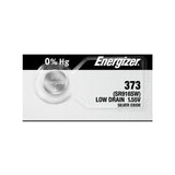 Energizer 373 Silver Oxide Button Cell, 1.55V Low Drain - each