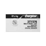 Energizer 377/376 Silver Oxide Button Cell, 1.55V Multi-Drain - each