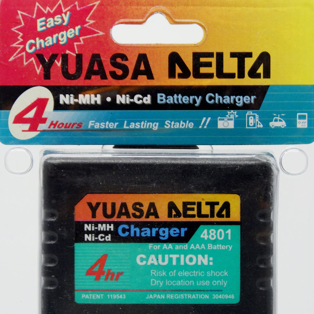 4801 YUASA Delta AA/AAA NiMh / NiCD Charger