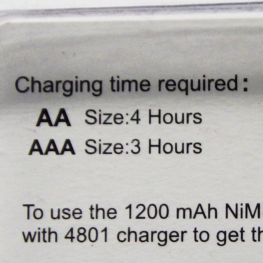 4801 YUASA Delta AA/AAA NiMh / NiCD Charger