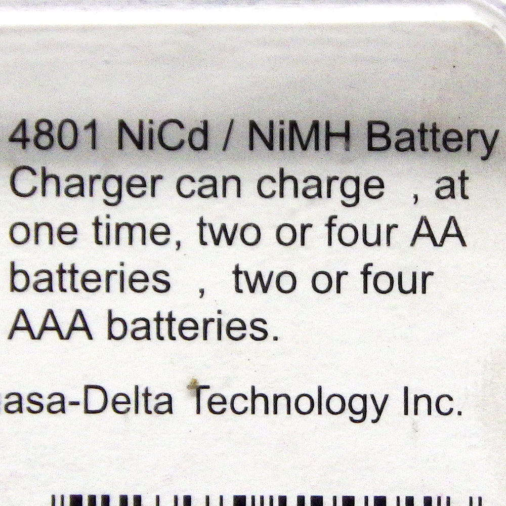 4801 YUASA Delta AA/AAA NiMh / NiCD Charger