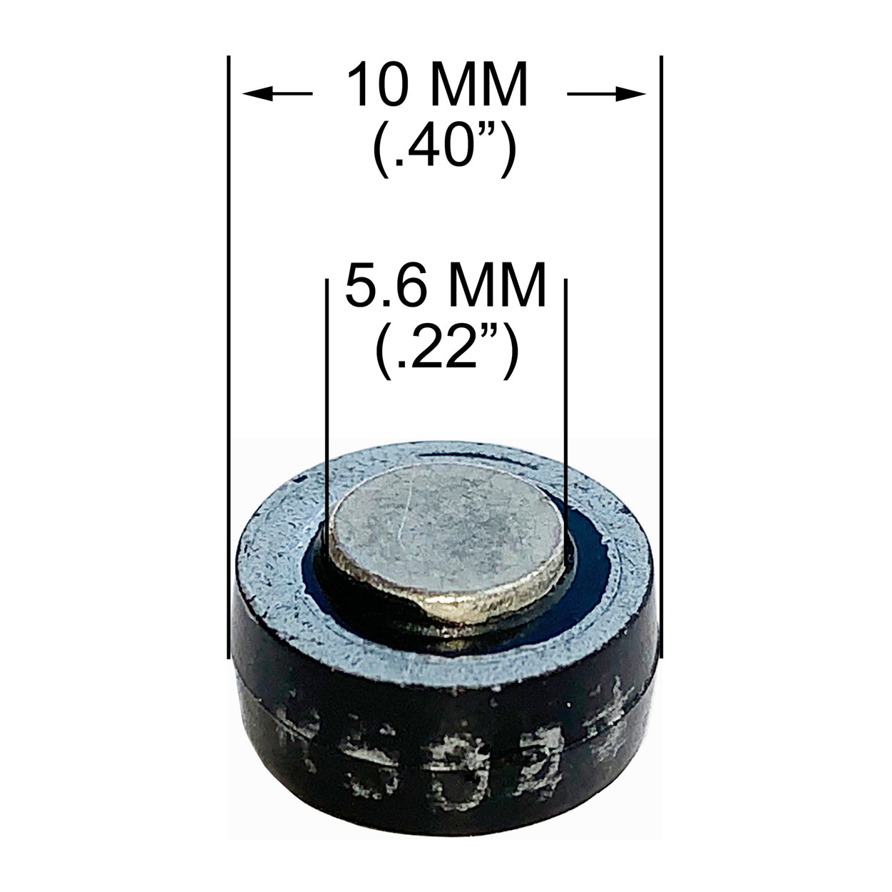 696040 - Button Diode, 10MM (.40") 50 Amp, 400 PRV Solderable Tin-Plated Contacts