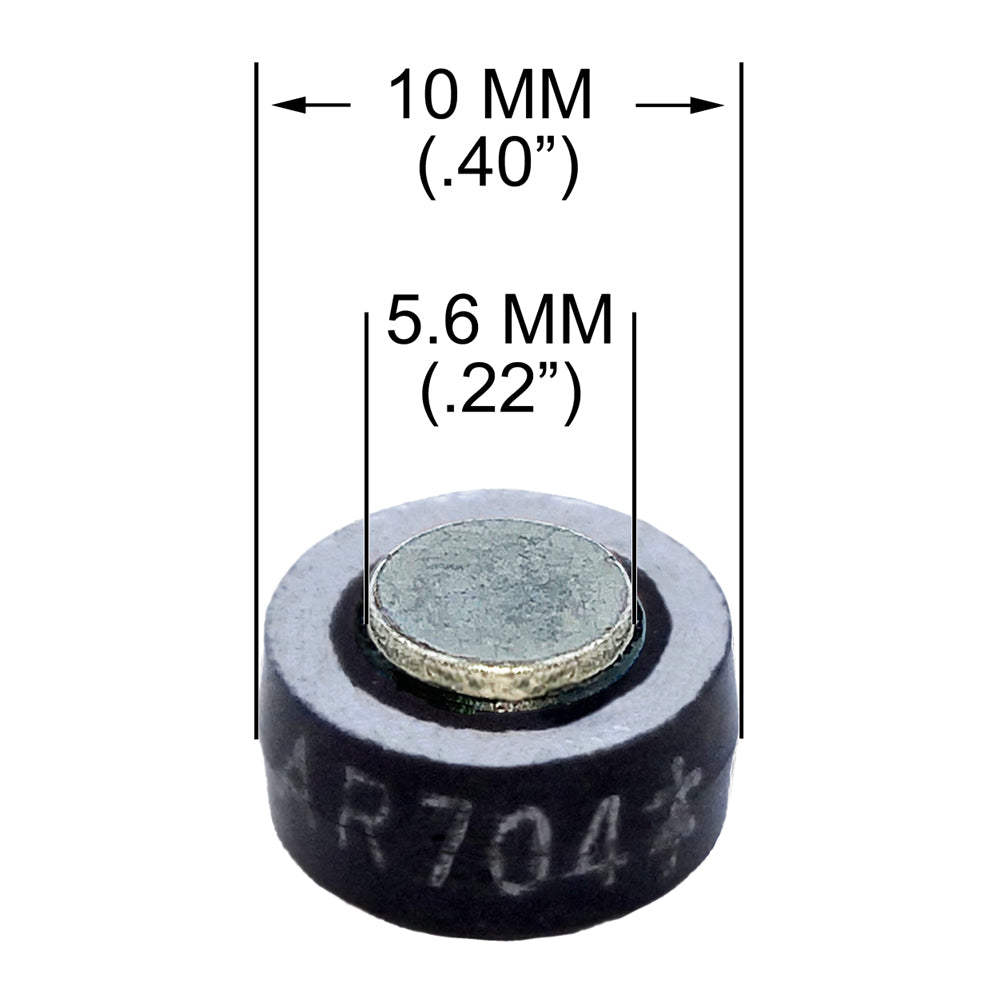 696042 - Button Diode, 10MM (.40") 70 Amp, 400 PRV Solderable Tin-Plated Contacts