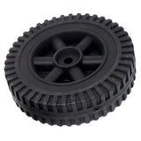 696560 - Wheel, 6" for 3/8" Axle, Black Hollow Plastic for Battery Chargers