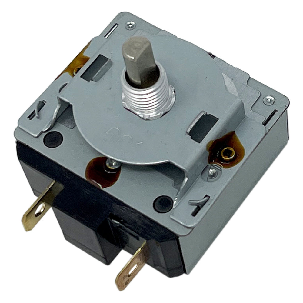 697060A - Timer Kit - Mechanical 60 Minute NO HOLD, 1/4" (6 MM) D-Shaft, 3/8" Threaded Sleeve Panel Mount