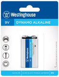 Westinghouse 9V Dynamo Alkaline - Blister Pack of 1