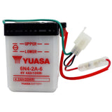 6N4-2A-6 DISCONTINUED - Conv 6V MC Battery, Dry Charged, 4 AH, M2646A