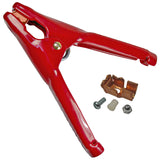 7012 - Heavy-Duty Insulated Red Booster Cable & Battery Charger Clamp, with 500A Isolated Copper Jaw