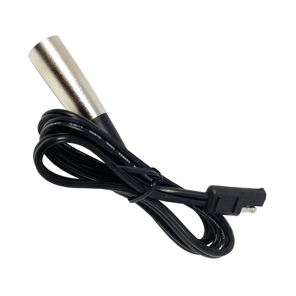 817X - Schauer Terminal Adapter Lead with 3-Pin XLR Plug for Small Chargers - 33" Long