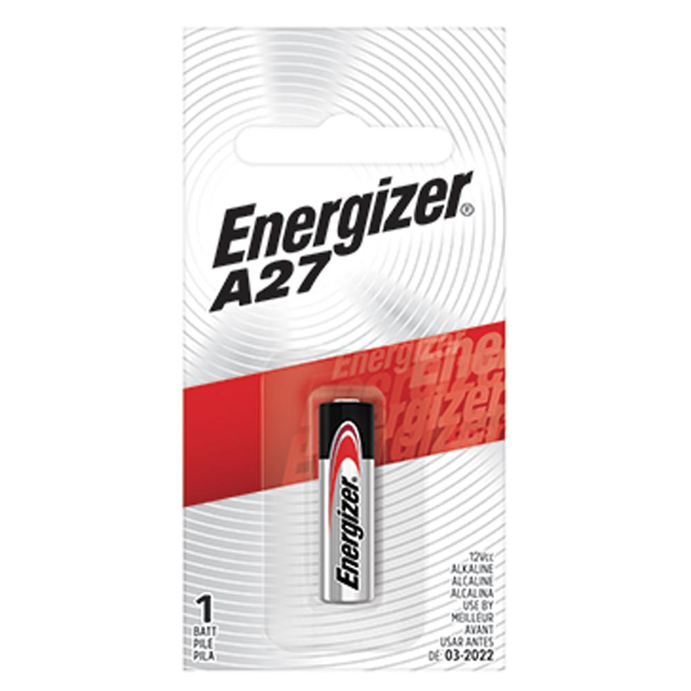Energizer A27 12V Zero Mercury Alkaline - 1pk
