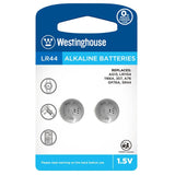 Westinghouse AG13 Alkaline 1.5V - AG13, 357, LR44 - 2 pack
