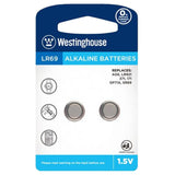 Westinghouse AG6 Alkaline, AG6, LR921, 371, 171, GP71A, SR69, LR69 - 2-pk