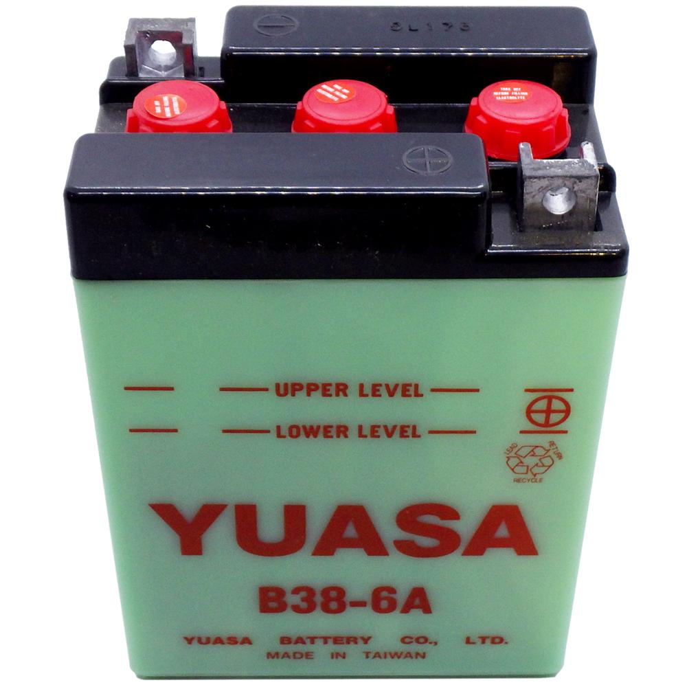 B38-6A Conv 6V MC Battery, Dry Charged 13 AH, M2614J