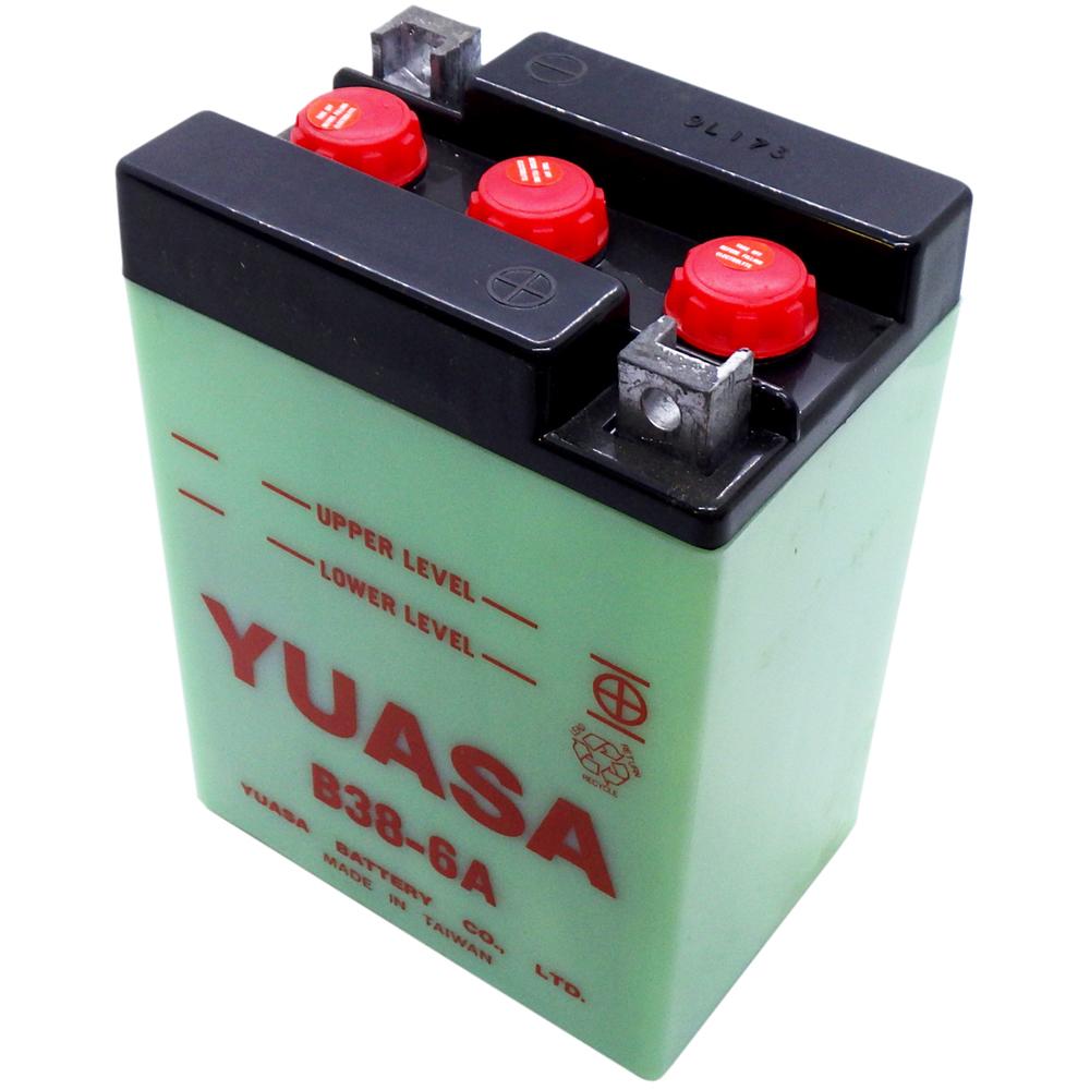 B38-6A Conv 6V MC Battery, Dry Charged 13 AH, M2614J