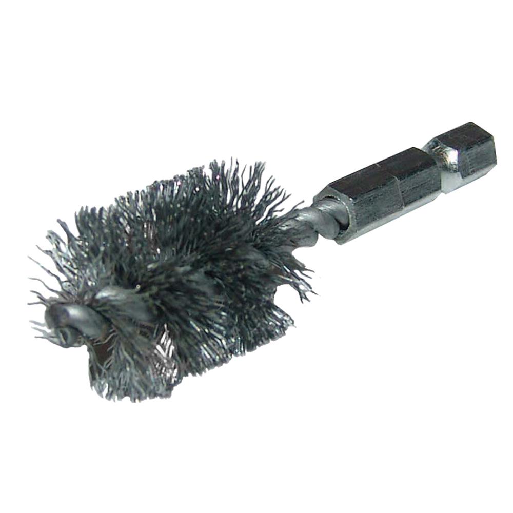 Top Post Battery Terminal Cleaner Wire Brush, Black Plastic (501) - ea