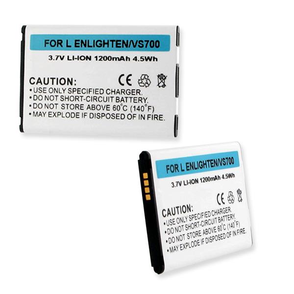 Cell Phone Battery - LG ENLIGHTEN / VS700 3.7V 1200mAh LI-ION BATTERY  / BLI-1179-1.2 / CEL-P970