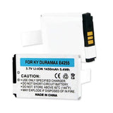 Cell Phone Battery - KYOCERA DURAMAX / XT E4255 3.7V 1450mAh LI-ION BATTERY