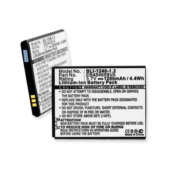 Cell Phone Battery - SAMSUNG SGH-T759 EXHIBIT 4G LI-ION 1200mAh  / BLI-1246-1.2 / CEL-T589 / LI-SCH-CONQ4G
