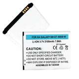 Cell Phone Battery - SAMSUNG GALAXY S III GT-I9300 3.8V 2.1Ah LI-ION BATTERY W/ NFC  / BLI-1258-2.1 / CEL-I9300 / LI-SCH GALAXY S 3