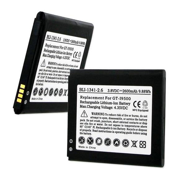 Cell Phone Battery - SAMSUNG GALAXY S 4 GT-I9500 3.8v 2600mAh LI-ION BATTERY WITH NFC  / BLI-1341-2.6 / CEL-I9500NF