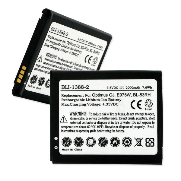 Cell Phone Battery - LG BL-53RH 3.8V 2000mAh LI-ION BATTERY