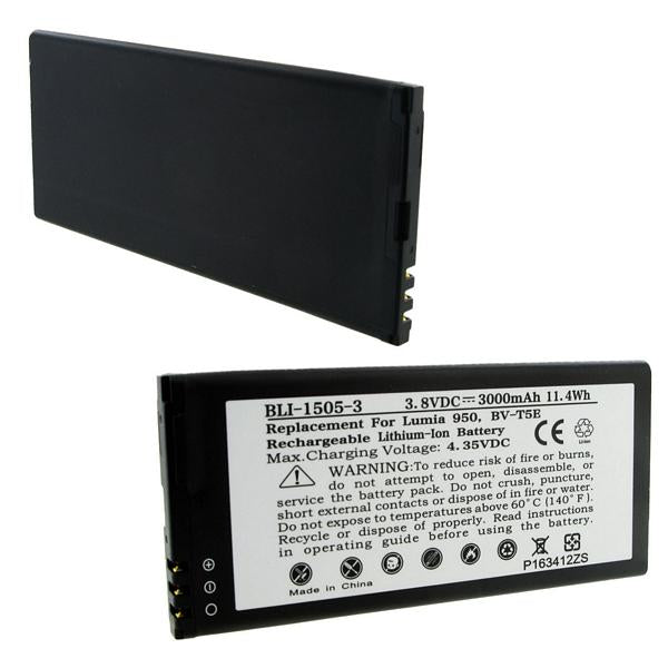 Cell Phone Battery - NOKIA BV-T5E 3.8V 3000mAh LI-ION BATTERY  / BLI-1505-3 / CEL-LUM950