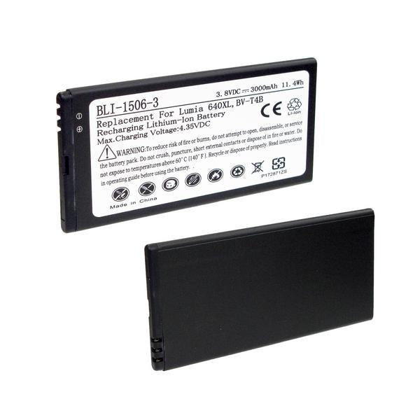 Cell Phone Battery - NOKIA BV-T4B MICROSOFT LUMIA 640XL 3.8V 3000mAh LI-ION BATTERY  / BLI-1506-3 / CEL-LUM640XL