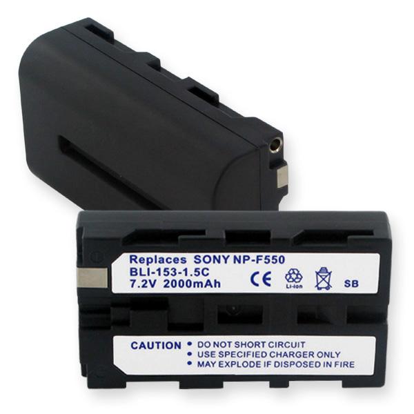 Video Battery - SONY NP-550/MAVICA LI-ION 2000mAh  / BLI-153-1.5C / CAM-F550