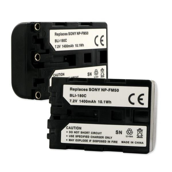 Video Battery - SONY NP-FM50 7.2V 1400mAh  / BLI-180C / CAM-FM50