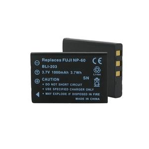 Digital Battery - FUJI NP-60 LI-ION 1000mAh  / BLI-203 / CAM-NP60