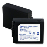 Digital Battery - PANASONIC CGR-S0002 L-ION .7Ah  / BLI-225 / CAM-S002 / CAM-BM7