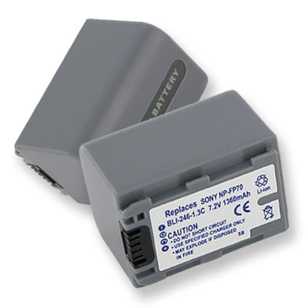 Video Battery - SONY NP-FP70 LI-ION 1360mah  / BLI-246-1.3C / CAM-FP70