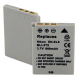 Digital Battery - NIKON EN-EL8 LI-ION 650mAh  / BLI-275 / CAM-782