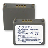 Digital Battery - PANASONIC CGA-S303 L-ION .76Ah  / BLI-290 / CAM-S303