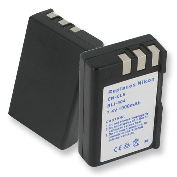 Video Battery - NIKON EN-EL9 LI-ION 1000mAh  / BLI-304 / CAM-783