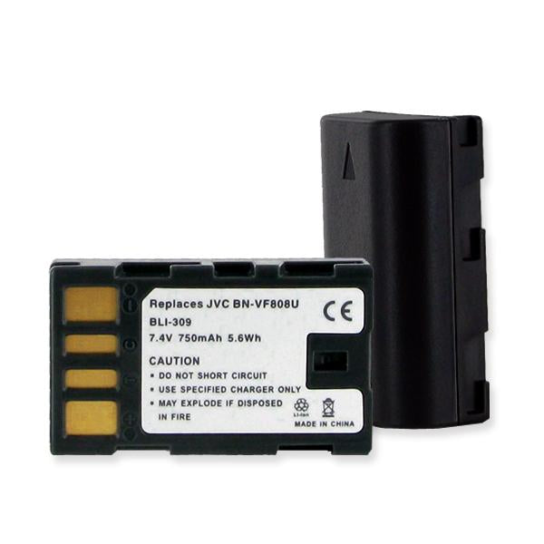 Video Battery - JVC BN-VF808 LI-ION 7.2V 750mAh  / BLI-309 / JVC BN-VF808