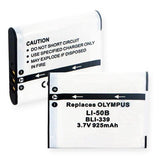 Video Battery - OLYMPUS Li50B LI-ION 925mAh  / BLI-339 / CAM-LI50B